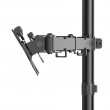 Hama Monitor Mount, 2 Monitors, Height-adjustable, Swivel/Tilt, 13 Hama Monitor Mount, 2 Monitors, Height-adjustable, Swivel/Tilt, 13