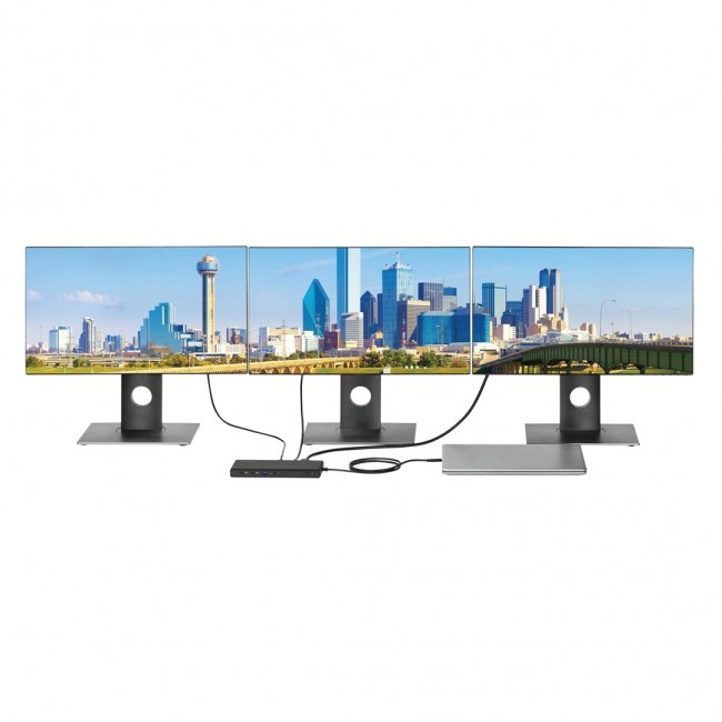 Kensington SD4842P EQ USB-C 10Gbps Triple Video Driverless Docking Station with 100W Power Delivery Kensington SD4842P EQ USB-C 10Gbps Triple Video Driverless Docking Station with 100W Power Delivery