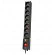 LESTAR LX 810 G-A 1.M power extension 1.5 m 230 AC outlet(s) Indoor Black LESTAR LX 810 G-A 1.M power extension 1.5 m 230 AC outlet(s) Indoor Black