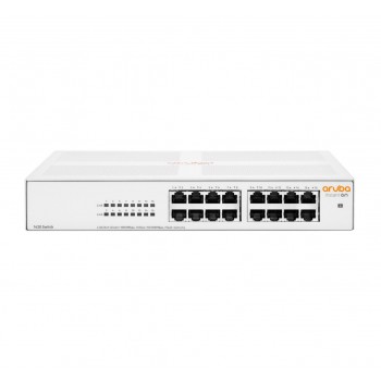 Aruba Instant On 1430 16G Unmanaged L2 Gigabit Ethernet (10/100/1000) 1U White