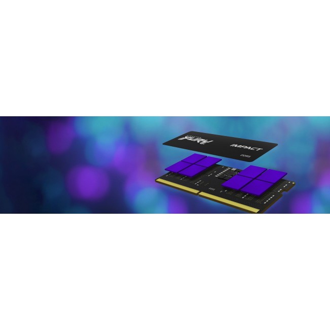 Kingston Technology FURY 16GB 4800MT/s DDR5 CL38 SODIMM Impact Kingston Technology FURY 16GB 4800MT/s DDR5 CL38 SODIMM Impact