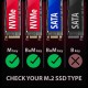 Axagon EEM2-GAM, USB-C 10Gbps - NVMe & SATA SSD GAME M.2 box, bezšroubkov SSD enclosure Black Axagon EEM2-GAM, USB-C 10Gbps - NVMe & SATA SSD GAME M.2 box, bezšroubkov SSD enclosure Black