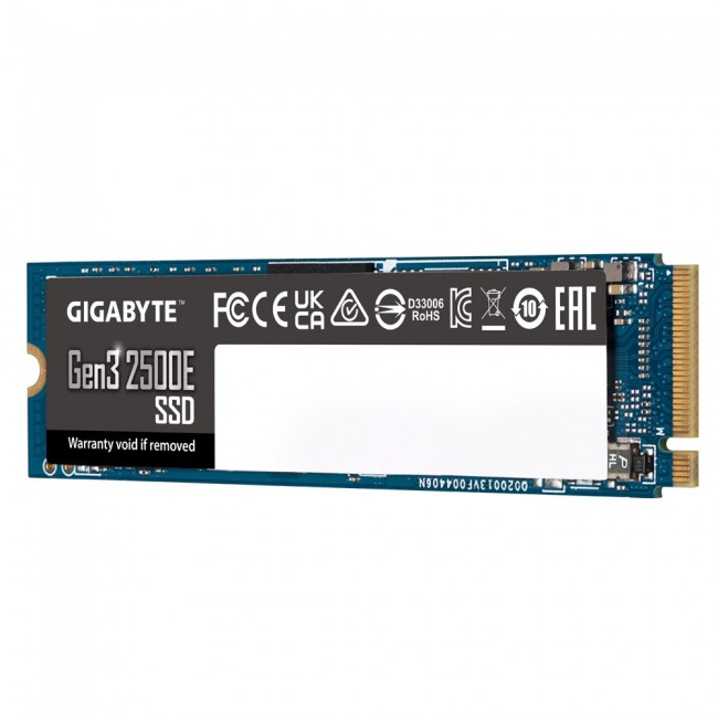 GIGABYTE Gen3 2500E SSD 2TB M.2 PCI Express 3.0 NVMe 3D NAND GIGABYTE Gen3 2500E SSD 2TB M.2 PCI Express 3.0 NVMe 3D NAND
