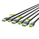 Green Cell Set 3x Ray USB-C 120cm Cable with green LED backlight, fast charging Ultra Charge, QC 3.0 Green Cell Set 3x Ray USB-C 120cm Cable with green LED backlight, fast charging Ultra Charge, QC 3.0