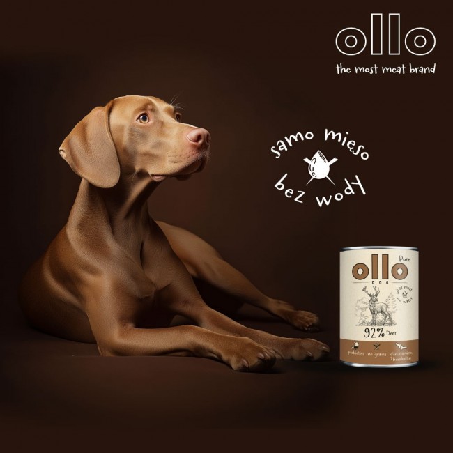 OLLO Pure Deer wet dog food 850 g OLLO Pure Deer wet dog food 850 g
