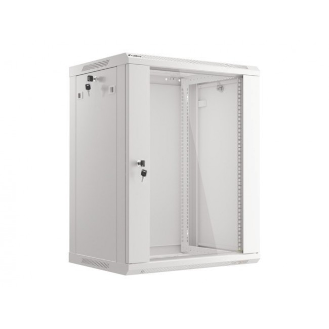Lanberg WF01-6415-10S rack cabinet 15U Wall mounted rack Grey