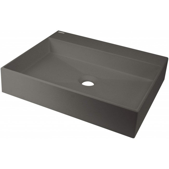 Granite countertop washbasin with space for a tap - 500x400 mm