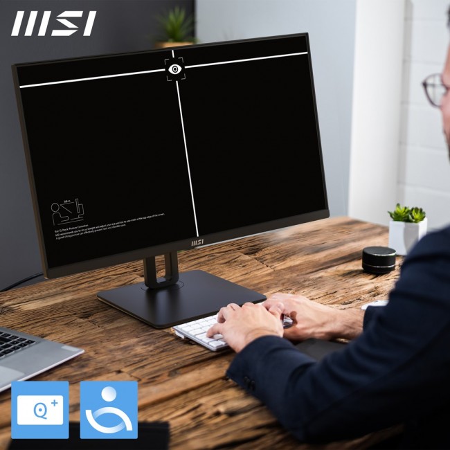 MSI Pro MP245PG 24 inch IPS FHD HDMI/DP Pivot - Flat Screen - 61 cm MSI Pro MP245PG 24 inch IPS FHD HDMI/DP Pivot - Flat Screen - 61 cm