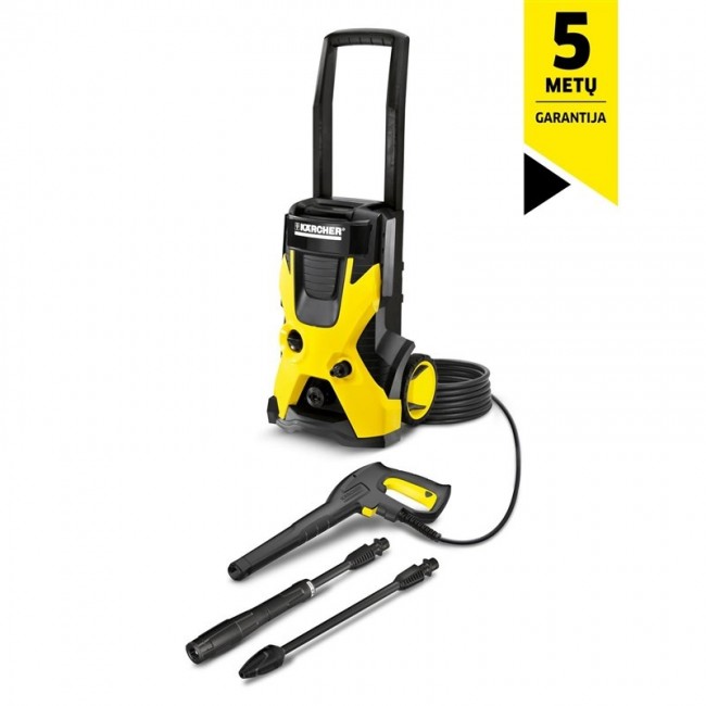 K rcher K 5 BASIC pressure washer Upright Electric 500 l/h 2100 W Black, White, Yellow