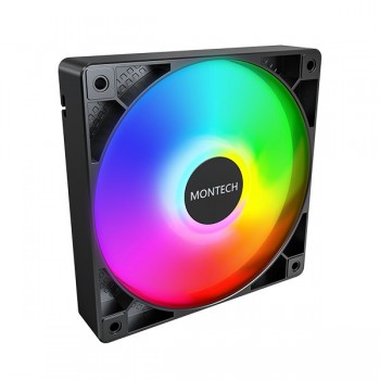 Montech GF120 PWM Computer case Fan module 12 cm Black 3 pc(s)
