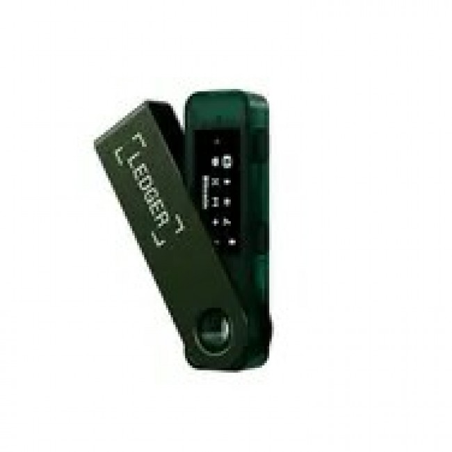 Ledger Nano S Plus USB stick hardware wallet Green Ledger Nano S Plus USB stick hardware wallet Green