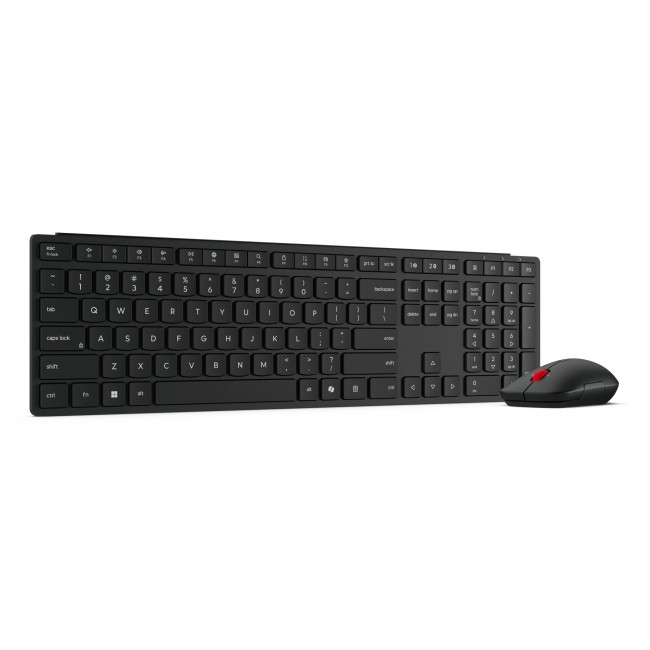 Lenovo 4X31S04810 keyboard Mouse included Office RF Wireless + Bluetooth US English Black