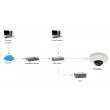 LevelOne HUBBLE Fixed Dome IP Network Camera, 3-Megapixel, 802.3af PoE, Vandalproof