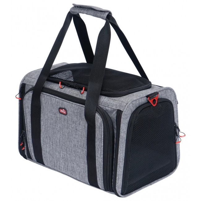 ZOLUX NOMAD M dog and cat carrier with extra space, 44 28 28 cm