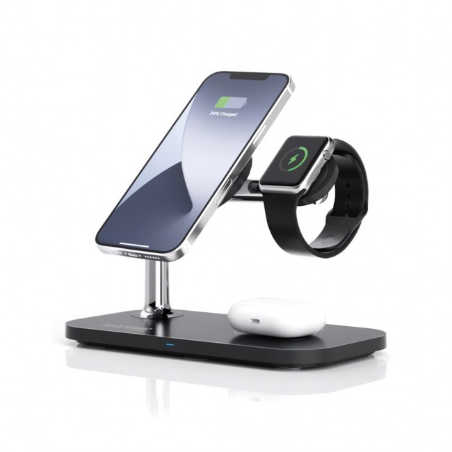 RealPower ChargeAIR Mag Smartphone, Smartwatch, Tablet Black USB Wireless charging Indoor RealPower ChargeAIR Mag Smartphone, Smartwatch, Tablet Black USB Wireless charging Indoor