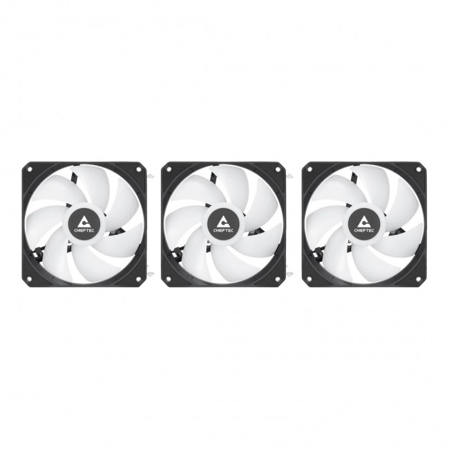 Chieftec CLC-360-VRM-RGB computer cooling system Computer case All-in-one liquid cooler 12 cm Black