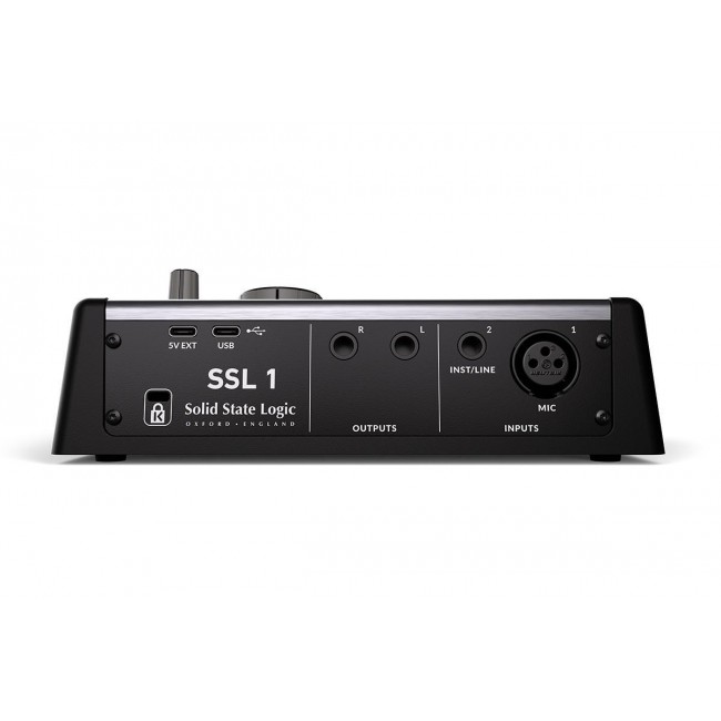 Solid State Logic SSL 1 - USB-C audio interface with 2 inputs and 2 outputs Solid State Logic SSL 1 - USB-C audio interface with 2 inputs and 2 outputs