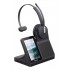 Yealink WH64 Workstation Mono Headset Wired & Wireless Head-band Office/Call center USB Type-C Bluetooth Charging stand Black