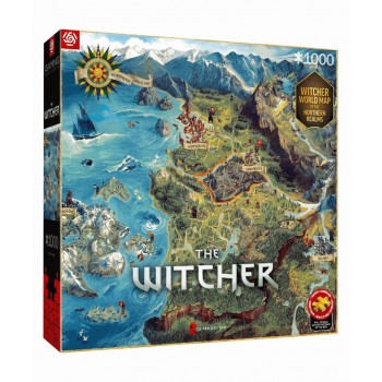 Puzzle Good Loot Gaming - The Witcher: The Northern Realms Map 1000 pc(s)