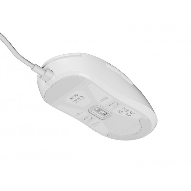 FURY Tanto T4 gaming mouse 12000 dpi RGB wired white FURY Tanto T4 gaming mouse 12000 dpi RGB wired white