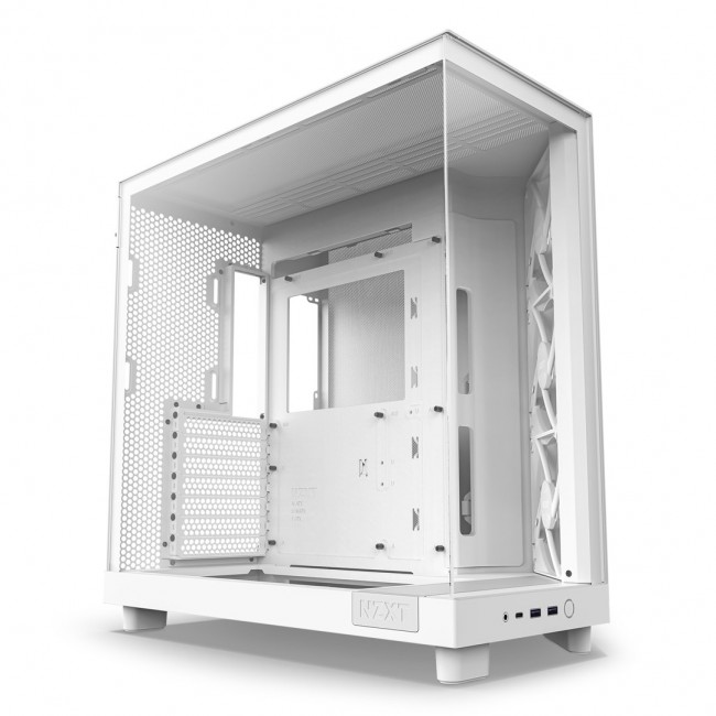 NZXT H6 Flow RGB Midi Tower White NZXT H6 Flow RGB Midi Tower White