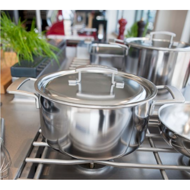 Demeyere INDUSTRY 5 40850-669-0 saucepan 5.2L Round Silver Demeyere INDUSTRY 5 40850-669-0 saucepan 5.2L Round Silver