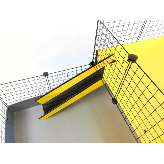 C&C Modular cage 3x2 + Loft 2x1+ black Ramp