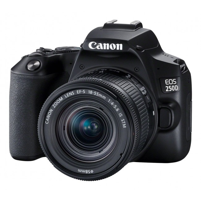 Canon EOS 250D+EF-S 18-55mm SLR Camera Kit 24.1 MP CMOS 6000 x 4000 pixels Black Canon EOS 250D+EF-S 18-55mm SLR Camera Kit 24.1 MP CMOS 6000 x 4000 pixels Black
