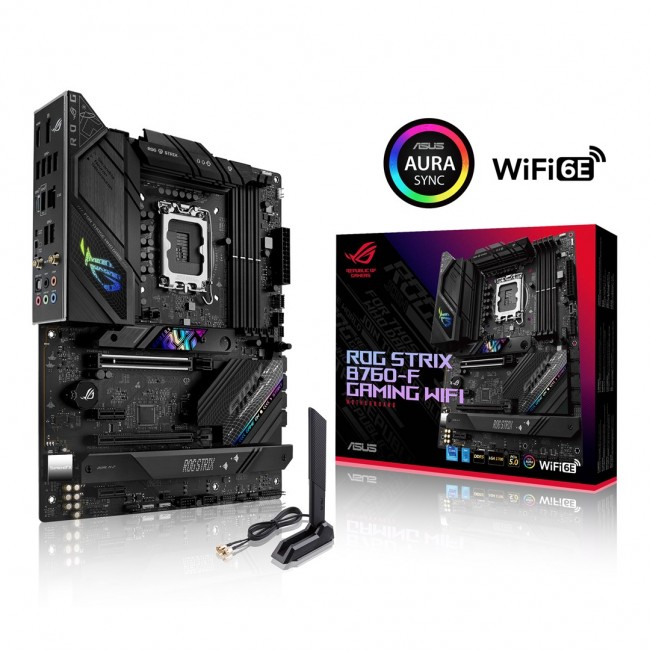 ASUS ROG STRIX B760-F GAMING WIFI Intel B760 LGA 1700 ATX ASUS ROG STRIX B760-F GAMING WIFI Intel B760 LGA 1700 ATX
