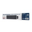 Gembird KBS-WPS-01-W Slim Pro Business wireless desktop set, black, RU layout