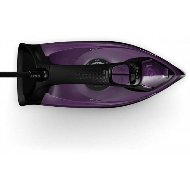 Philips | DST5030/80 | Steam Iron | 2400 W | Water tank capacity 320 ml | Continuous steam 45 g/min | Steam boost performance g/min | Dark Purple Philips | DST5030/80 | Steam Iron | 2400 W | Water tank capacity 320 ml | Continuous steam 45 g/min | Steam boost performance g/min | Dark Purple