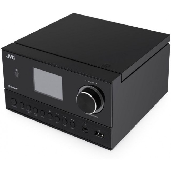JVC UX-E225B Mini hi-fi system Black