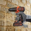 Black & Decker BDCHD18KB-QW drill Keyless Black, Orange