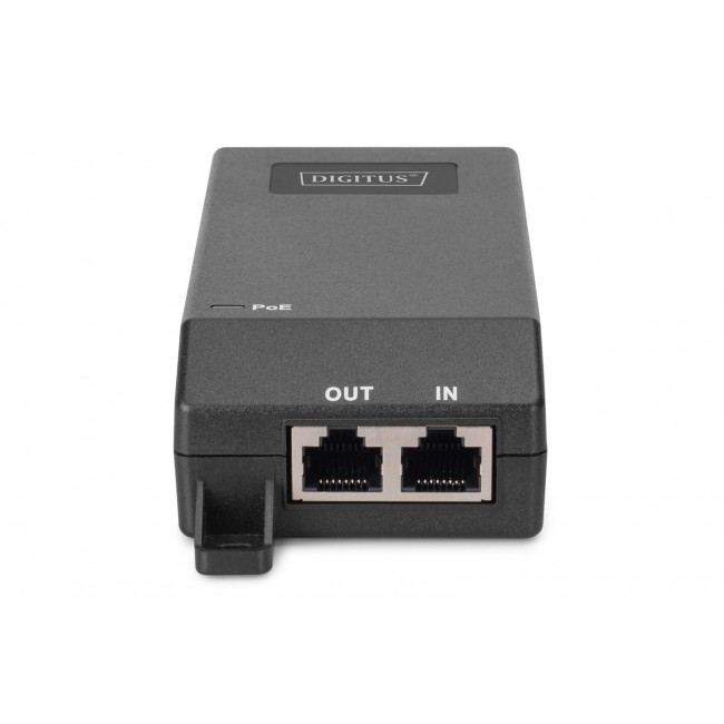 Digitus Gigabit Ethernet PoE+ injector, 802.3at, 30 W