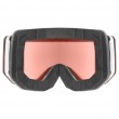 Uvex 5506651030 winter sport goggles Mirror Unisex White Cylindrical(flat) lens