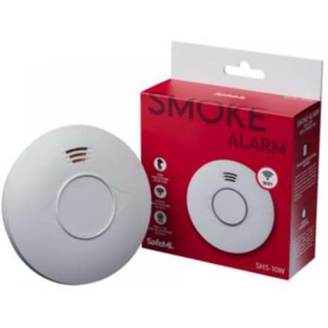 SAFEMI Czujnik dymu - WiFi - Gwarancja 3 lata SHS-10W SAFEMI Czujnik dymu - WiFi - Gwarancja 3 lata SHS-10W