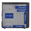 Akyga AK17BK computer case Micro Tower Black