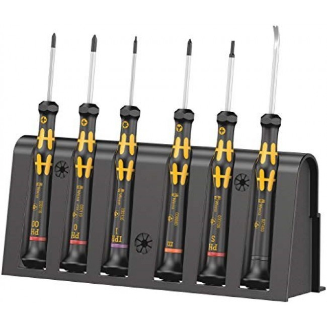 Wera Kraftform Micro 6 ESD Smartphone-Reparaturset 1 Set Straight screwdriver Wera Kraftform Micro 6 ESD Smartphone-Reparaturset 1 Set Straight screwdriver