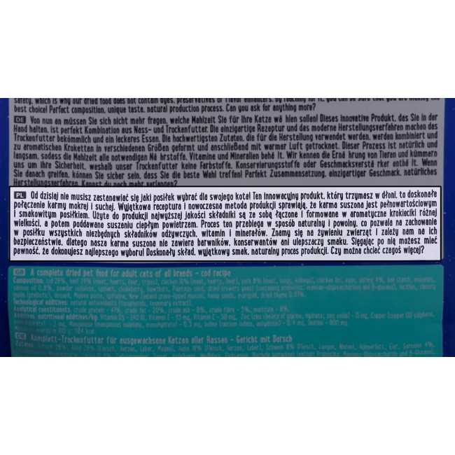 DOLINA NOTECI Superfood Cod - Dry Cat Food - 1 kg
