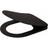 Slim soft-close toilet seat