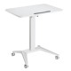 Maclean MC-453 W Mobile Laptop Desk with Pneumatic Height Adjustment, Laptop Table with Wheels, 80 x 52 cm, Max. 8 kg, Height Adjustable Max. 109 cm (White) Maclean MC-453 W Mobile Laptop Desk with Pneumatic Height Adjustment, Laptop Table with Wheels, 80 x 52 cm, Max. 8 kg, Height Adjustable Max. 109 cm (White)