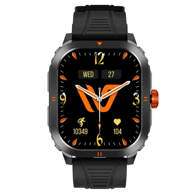 Weofly Pioneer Smartwatch - Multifunction Watch Bluetooth 5.3 Black Weofly Pioneer Smartwatch - Multifunction Watch Bluetooth 5.3 Black
