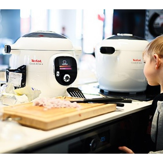 Tefal CY851130 multi cooker 6 L Chrome, White Tefal CY851130 multi cooker 6 L Chrome, White