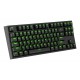 GENESIS Thor 404 TKL keyboard Gaming USB QWERTY US English Black