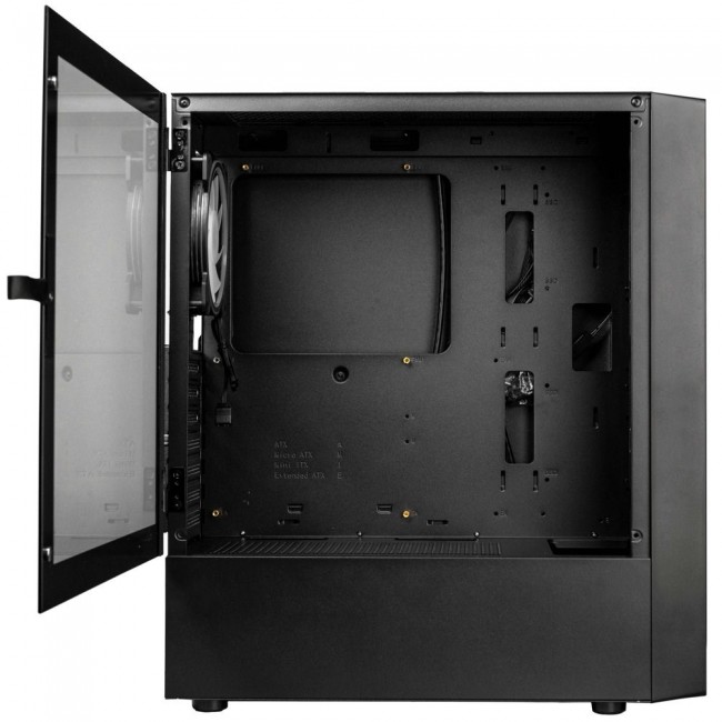 Kolink Inspire K12 ARGB Midi Tower Black, Transparent