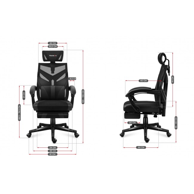 HUZARO COMBAT 5.0 BLACKGAMING CHAIR HUZARO COMBAT 5.0 BLACKGAMING CHAIR