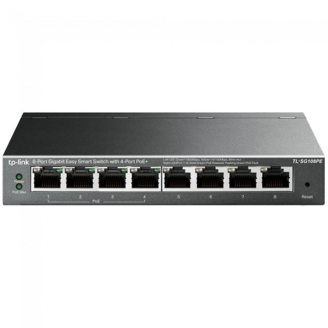 TP-Link 8-Port Gigabit Easy Smart Switch with 4-Port PoE