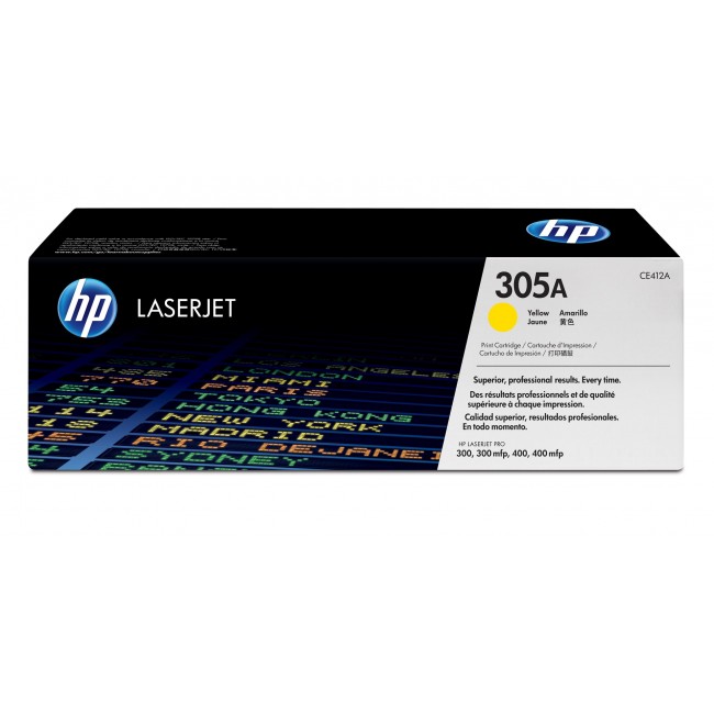 HP 305A Yellow Original LaserJet Toner Cartridge HP 305A Yellow Original LaserJet Toner Cartridge