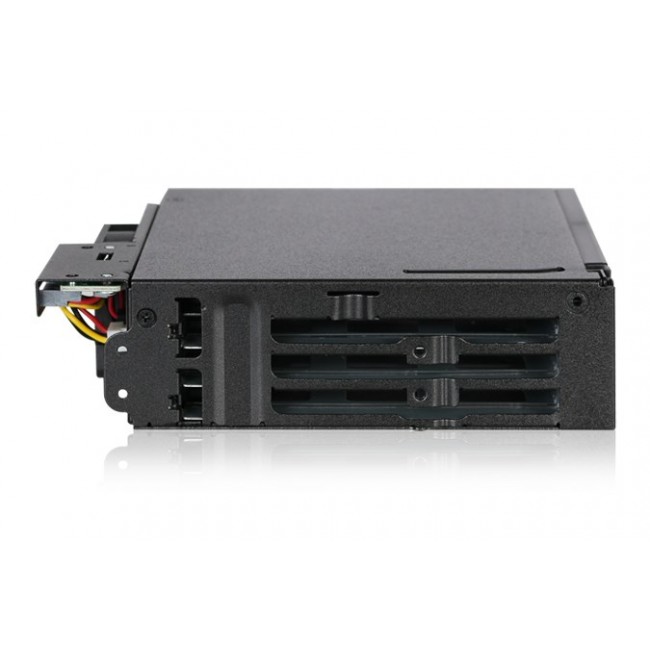 Icy Dock MB606SPO-B drive bay panel Black