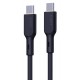 AUKEY CB-SCC101 USB-C Type-C Power Delivery PD 100W 5A 1m Silikon Black AUKEY CB-SCC101 USB-C Type-C Power Delivery PD 100W 5A 1m Silikon Black